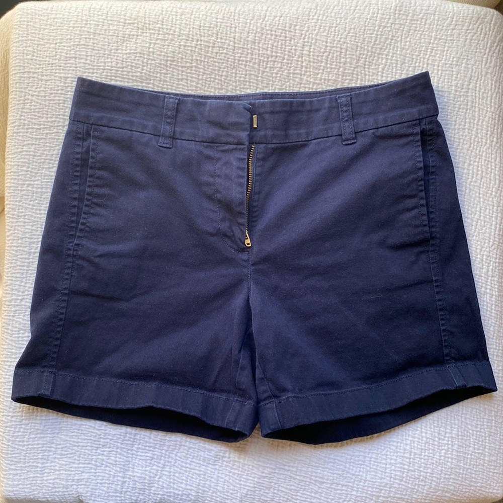 J. CREW CHINO Navy 5” shorts